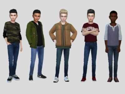 Kiro Denim Jeans Boys By Mclaynesims Sims 4 CC