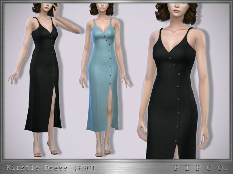 Kirstie Dress. By Pipco Sims 4 CC