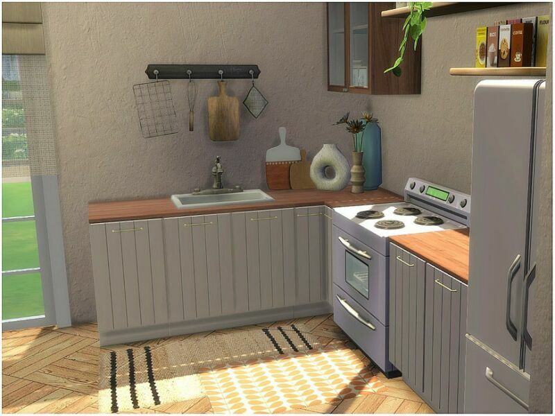 sims 4 cc kitchen 7 by lotsbymanal 2