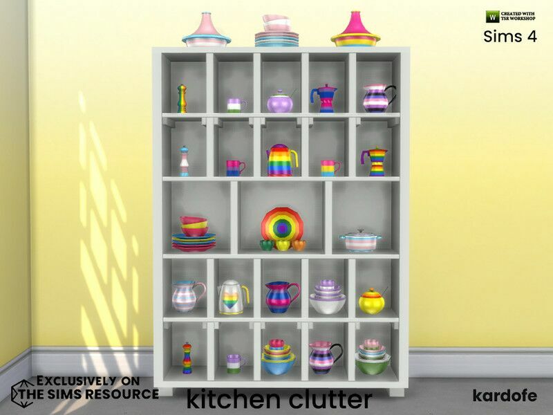 Kitchen Clutter By Kardofe Sims 4 CC