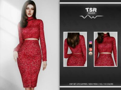 Knit SET-270 (Jumper) BD802 By Busra-Tr Sims 4 CC