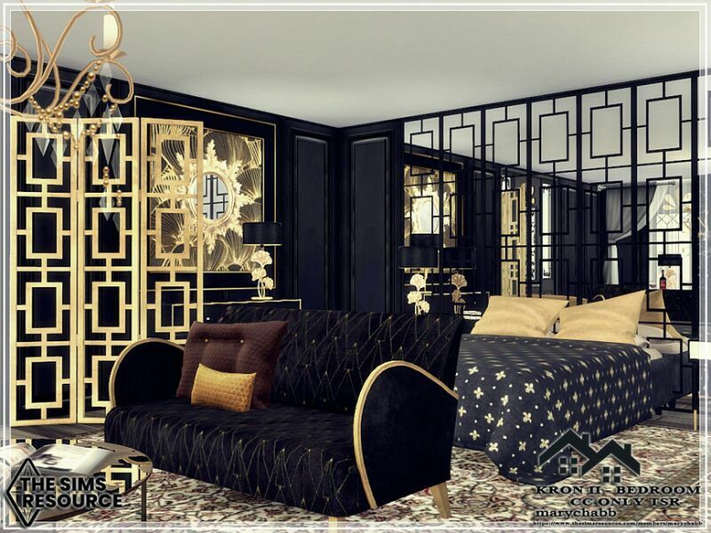 sims 4 cc kron ii bedroom cc only tsr by marychabb 2