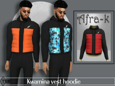 Kwamina Vest Hoodie By Akaysims Sims 4 CC