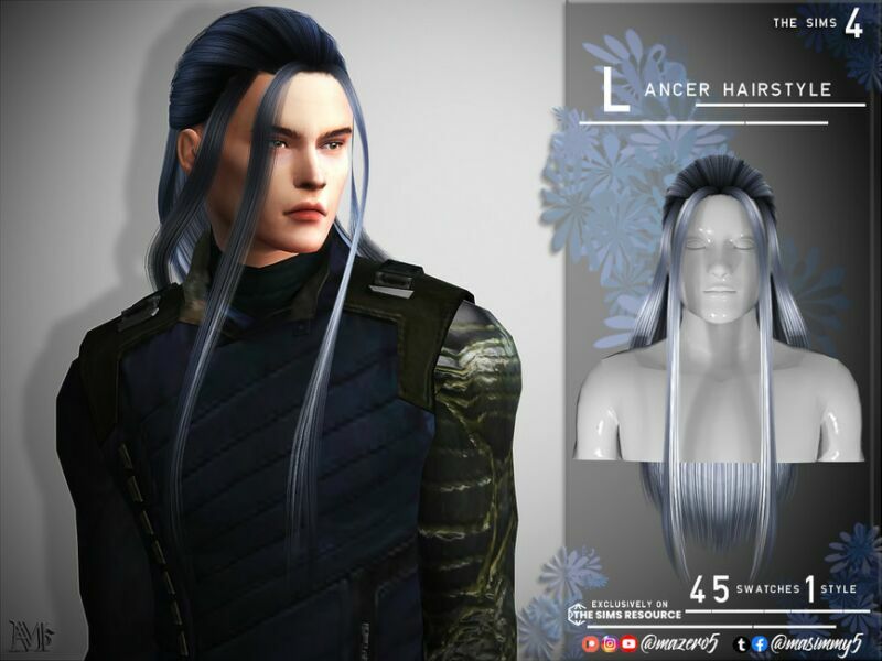 Lancer Hairstyle By Mazero5 Sims 4 CC