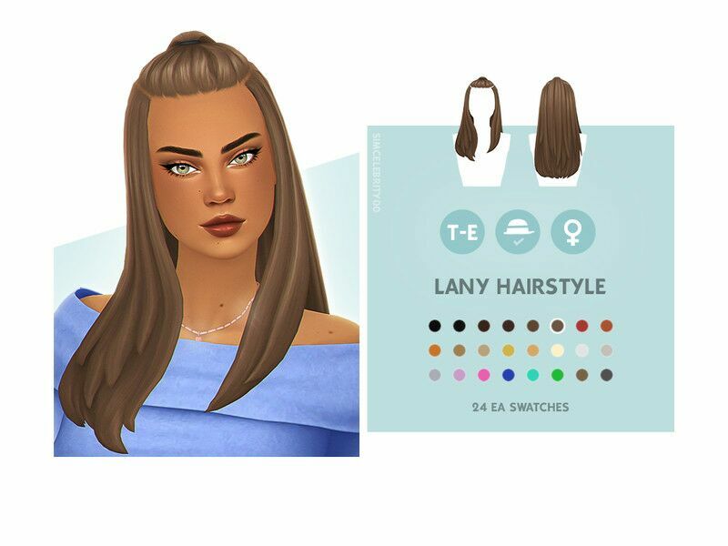 Lany Hairstyle Sims 4 CC