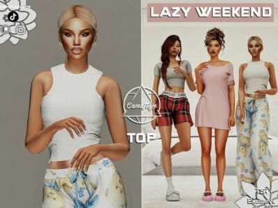 Lazy Weekend Collection – TOP Sims 4 CC