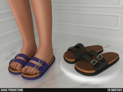 Leather Sandals (Children) – S012412 Sims 4 CC