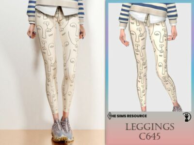 Leggings C645 By Turksimmer Sims 4 CC