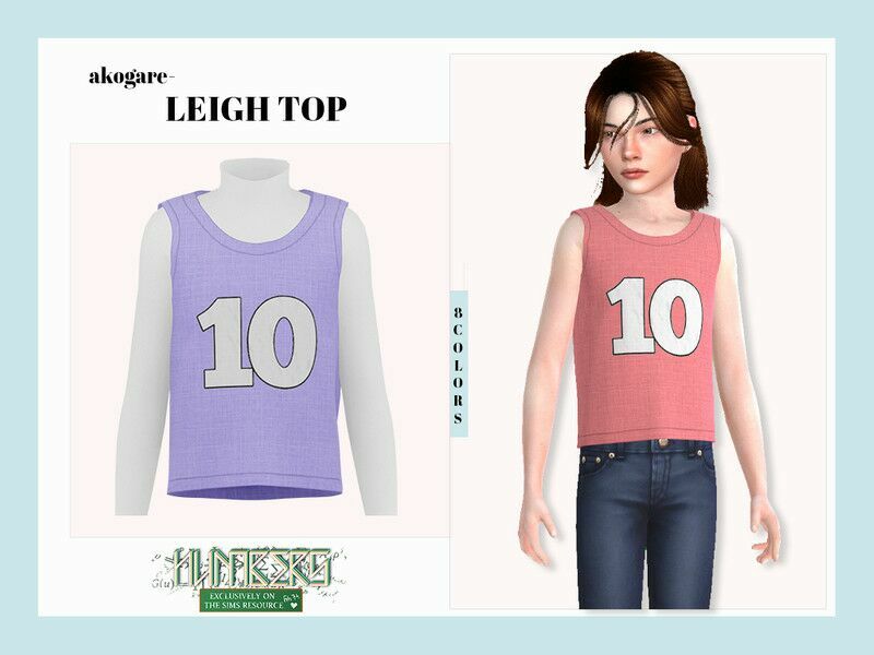 Leigh TOP Sims 4 CC