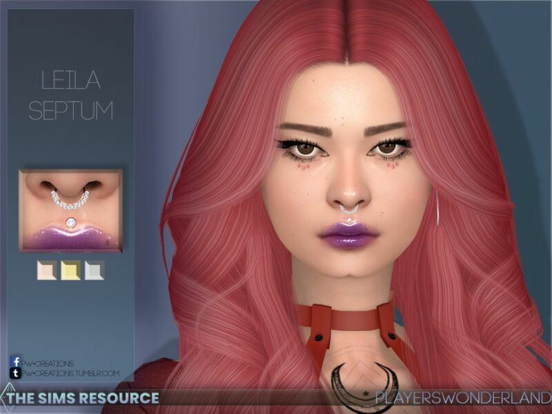 Leila Septum By Playerswonderland Sims 4 CC