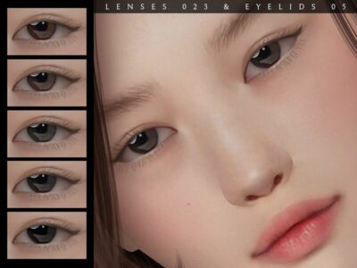 Lenses 023 & Eyelids 05 By Lutessasims Sims 4 CC