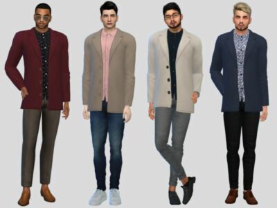 Leopold Suit Jacket By Mclaynesims Sims 4 CC