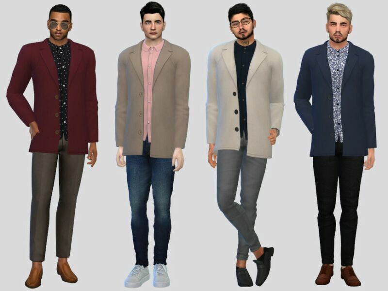 Leopold Suit Jacket By Mclaynesims Sims 4 CC