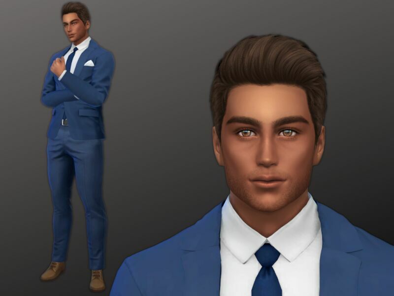 Liam Morgan By 1990EVI Sims 4 CC