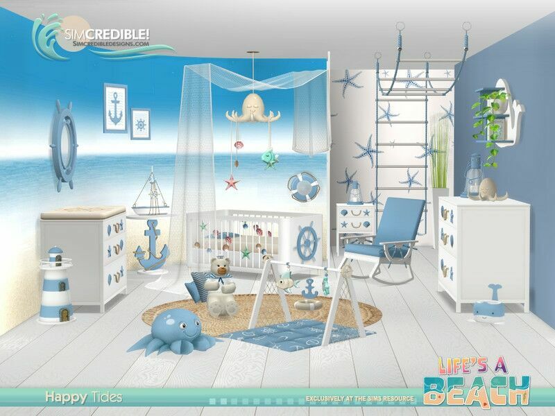 Life’S A Beach – Happy Tides Nursery Sims 4 CC