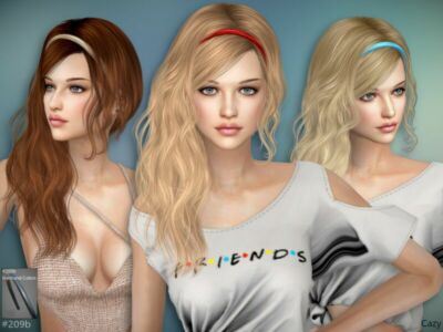 Lily – Female Hairstyle – SET By Cazy Sims 4 CC