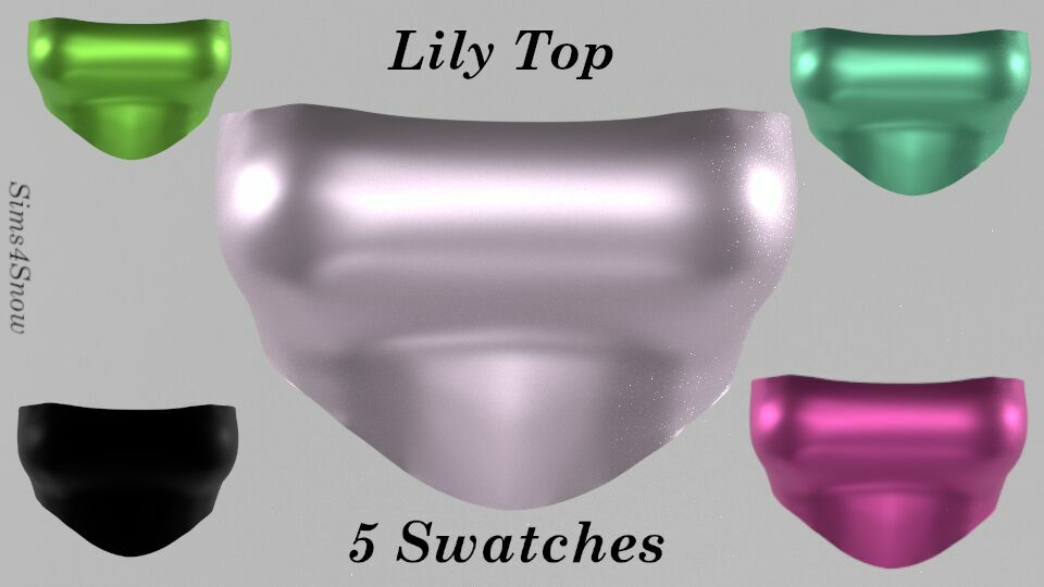 Lily TOP N001 Sims 4 CC