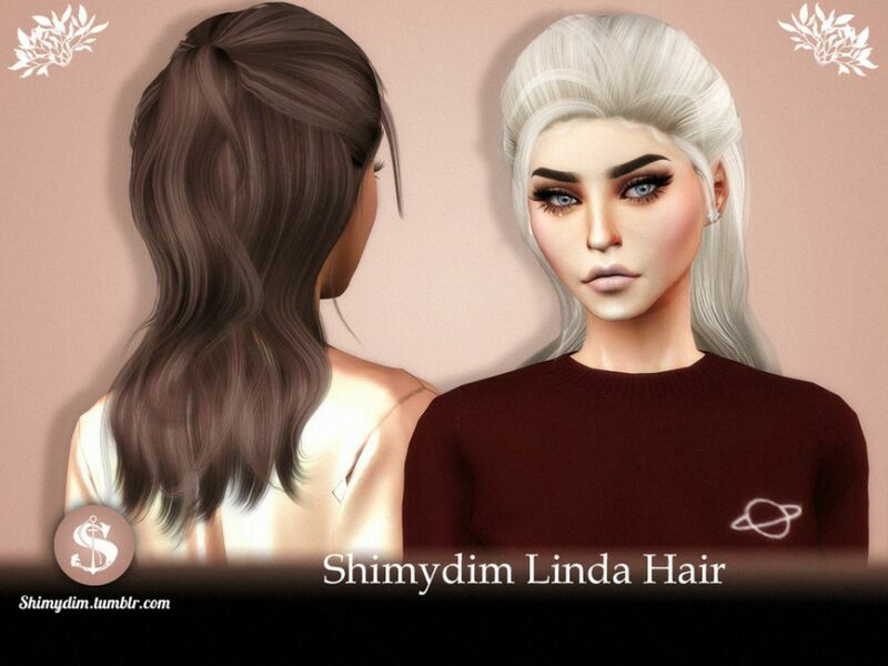 Linda Hairstyle By Shimydim Sims 4 CC