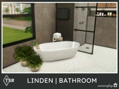 Linden Bathroom – TSR CC Only Sims 4 CC