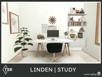 Linden Study – TSR CC Only Sims 4 CC