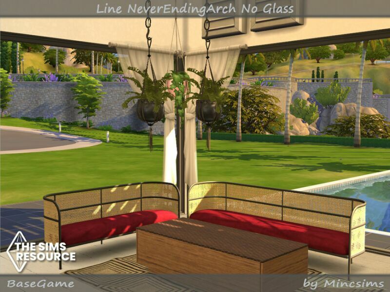 Line Neverendingarch NO Glass By Mincsims Sims 4 CC