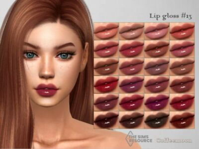 LIP Gloss N13 By Coffeemoon Sims 4 CC