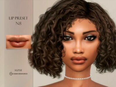 LIP Preset N8 By Suzue Sims 4 CC