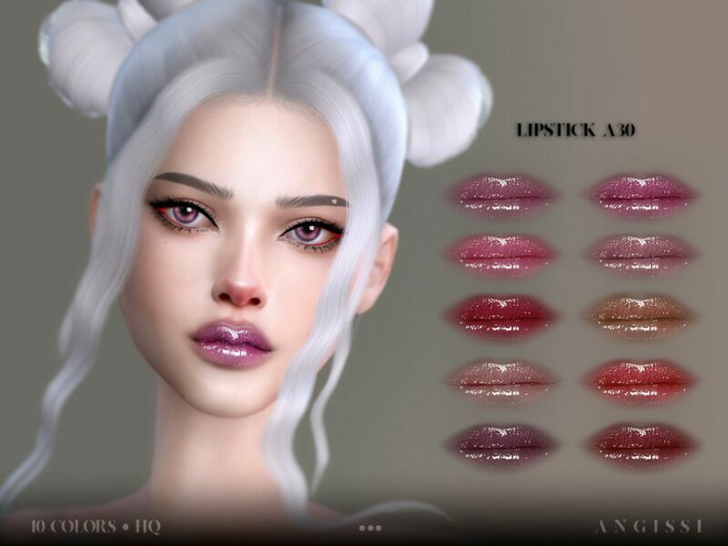 Lipstick-A30 By Angissi Sims 4 CC