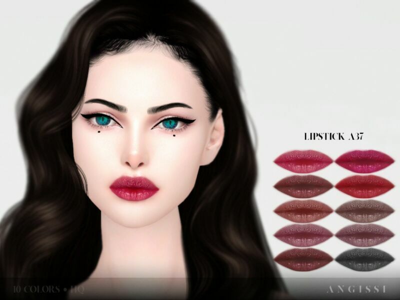 Lipstick A37 By Angissi Sims 4 CC