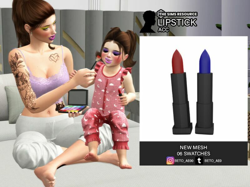 Lipstick (ACC) Sims 4 CC