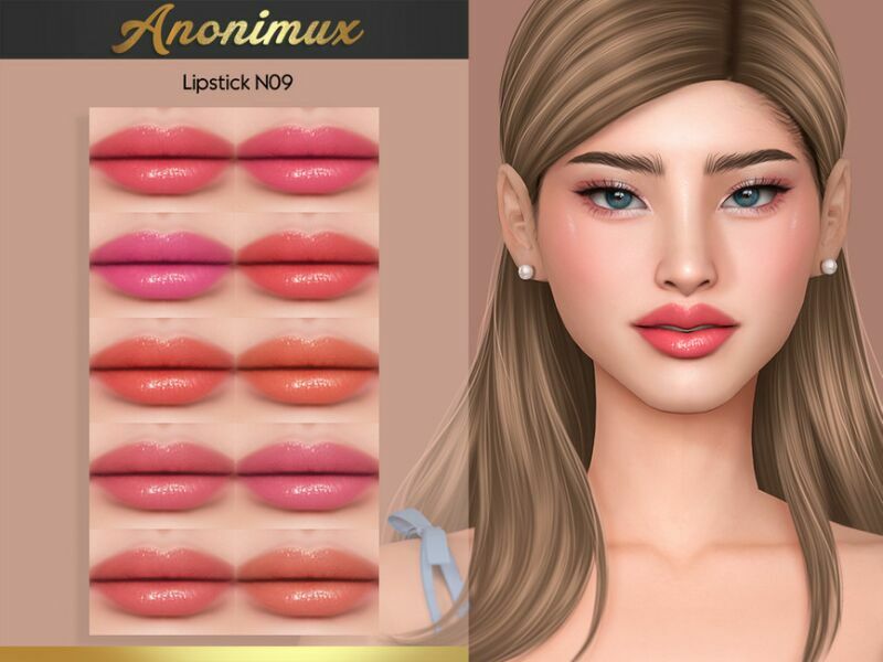 Lipstick N09 Sims 4 CC