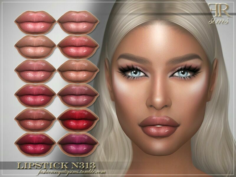 Lipstick N313 By Fashionroyaltysims Sims 4 CC