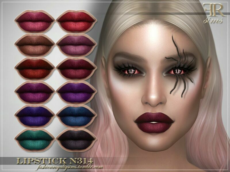 Lipstick N314 By Fashionroyaltysims Sims 4 CC