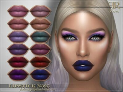 Lipstick N325 By Fashionroyaltysims Sims 4 CC