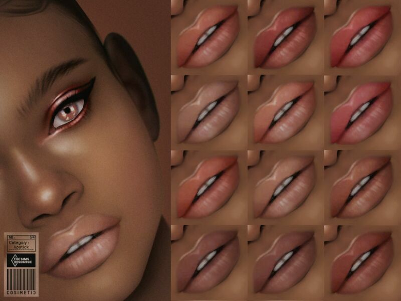 Lipstick | N54 By Cosimetic Sims 4 CC