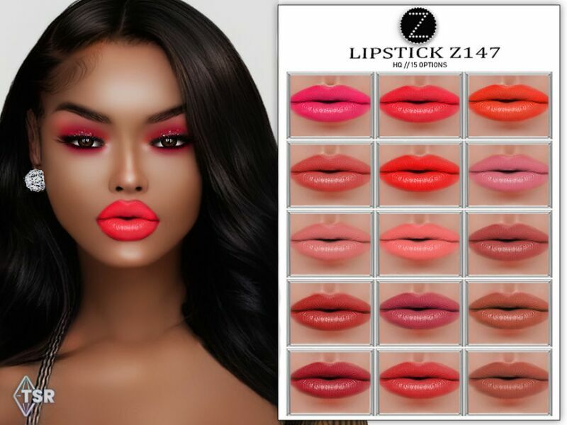 Lipstick Z147 By Zenx Sims 4 CC