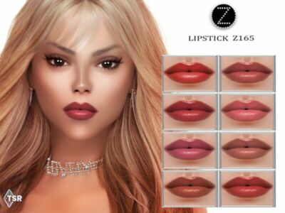 Lipstick Z165 By Zenx Sims 4 CC