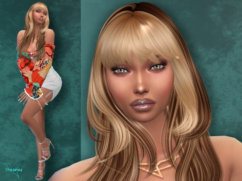 Lisa Lemane By Trasras Sims 4 CC