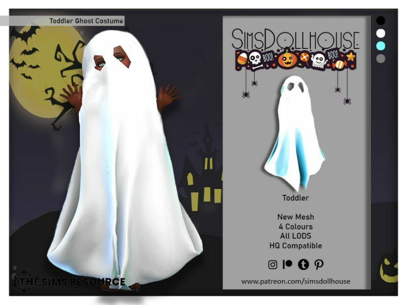 Little Ghost By Simsdollhouse Sims 4 CC