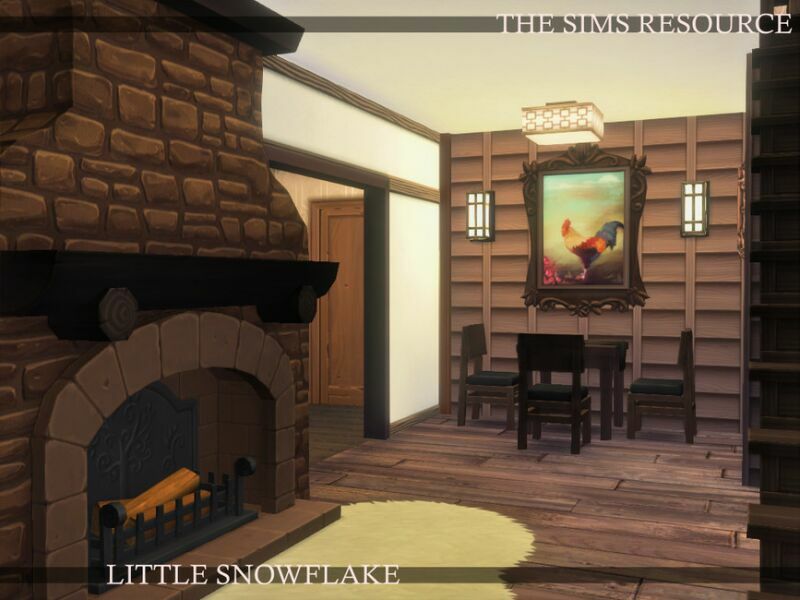 sims 4 cc little snowflake family house nocc by simzmora 5