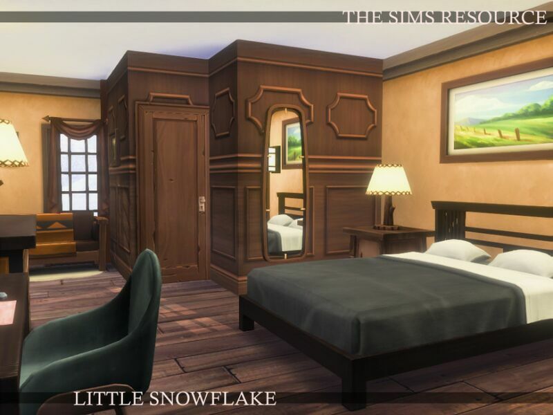 sims 4 cc little snowflake family house nocc by simzmora 6