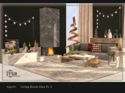 Living Room Gina PT 1 By UNG999 Sims 4 CC