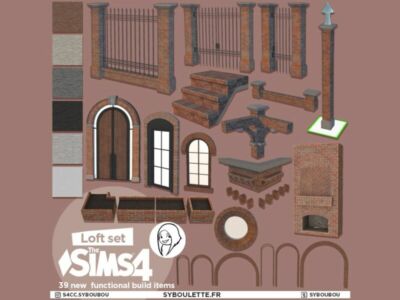 Loft SET By Syboulette Sims 4 CC