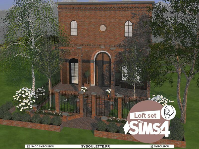 sims 4 cc loft set by syboulette 2