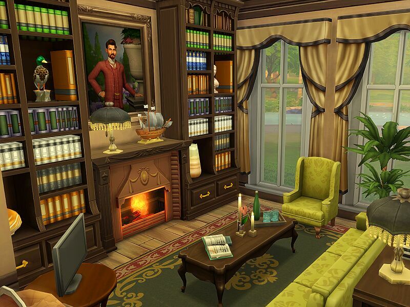 sims 4 cc london townhouse no cc by flubs79 2