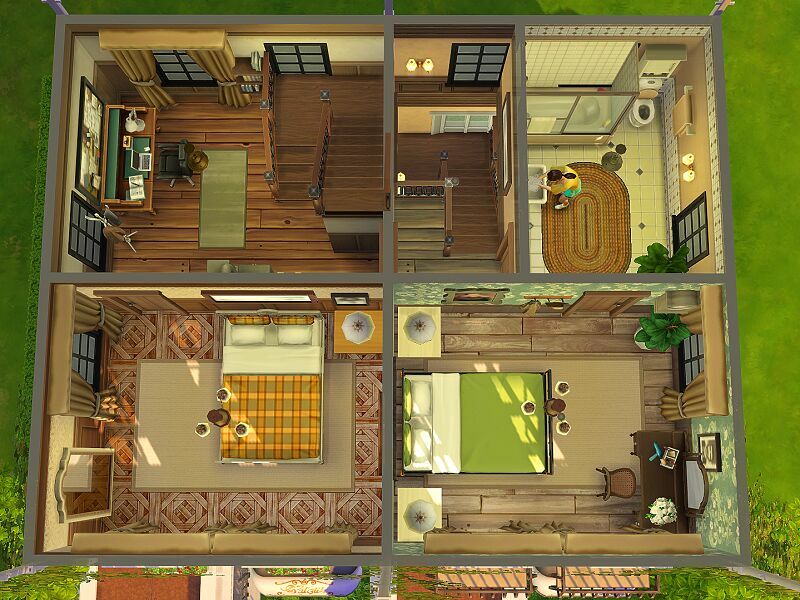 sims 4 cc london townhouse no cc by flubs79 7