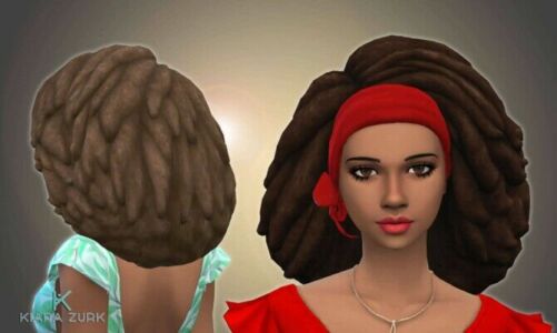 Long Angelina Hairstyle Sims 4 CC