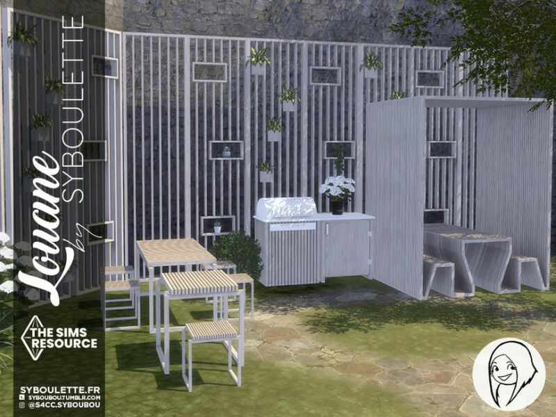 sims 4 cc louane outdoor bbq set part 1 by syboubou 2