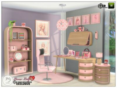 Lovee Loly Corner SET By Jomsims Sims 4 CC