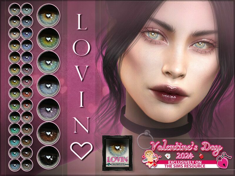 Lovin Eyes (Facepaint) Sims 4 CC